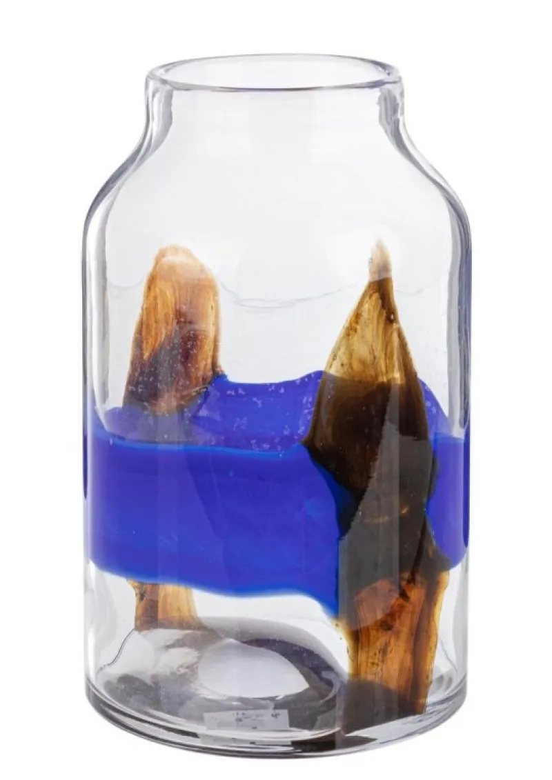 Best Bizzotto VASO ERIDANUS VT BLU NERO H24,5