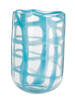 Discount Bizzotto VASO GRUS VT AZZURRO H30