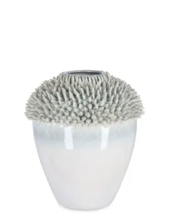 Clearance Bizzotto VASO IKU BIANCO VERDE H31,5