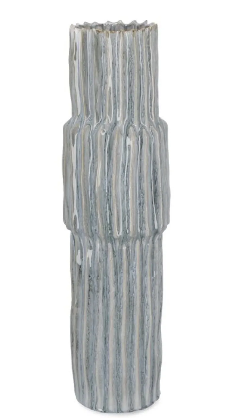 Outlet Bizzotto VASO IKU TO AZZURRO H75