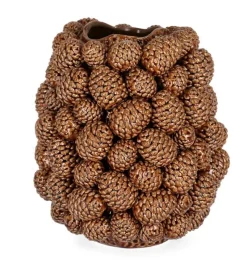 Outlet Bizzotto VASO PIGNA MARRONE H37,5