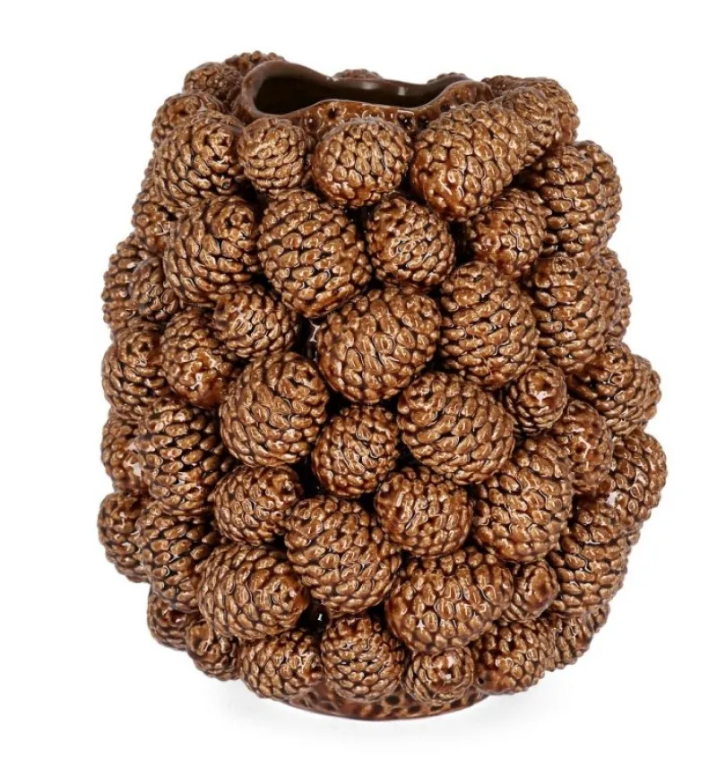 Outlet Bizzotto VASO PIGNA MARRONE H37,5