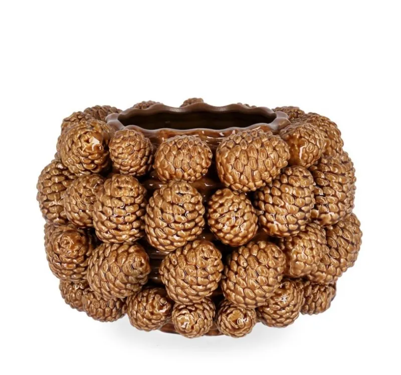 Hot Bizzotto VASO PIGNA MARRONE H22,5