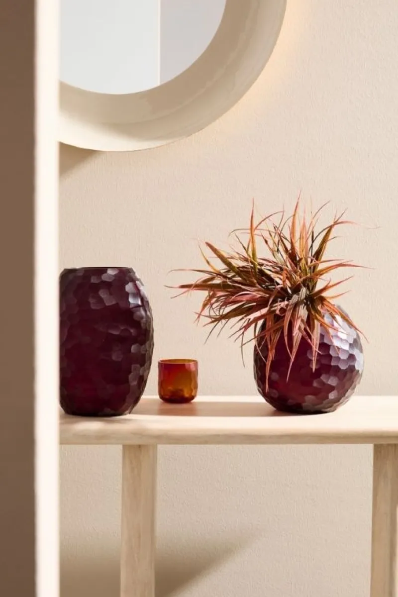 Discount Bizzotto VASO SAMPUR VT BORDEAUX H26,5