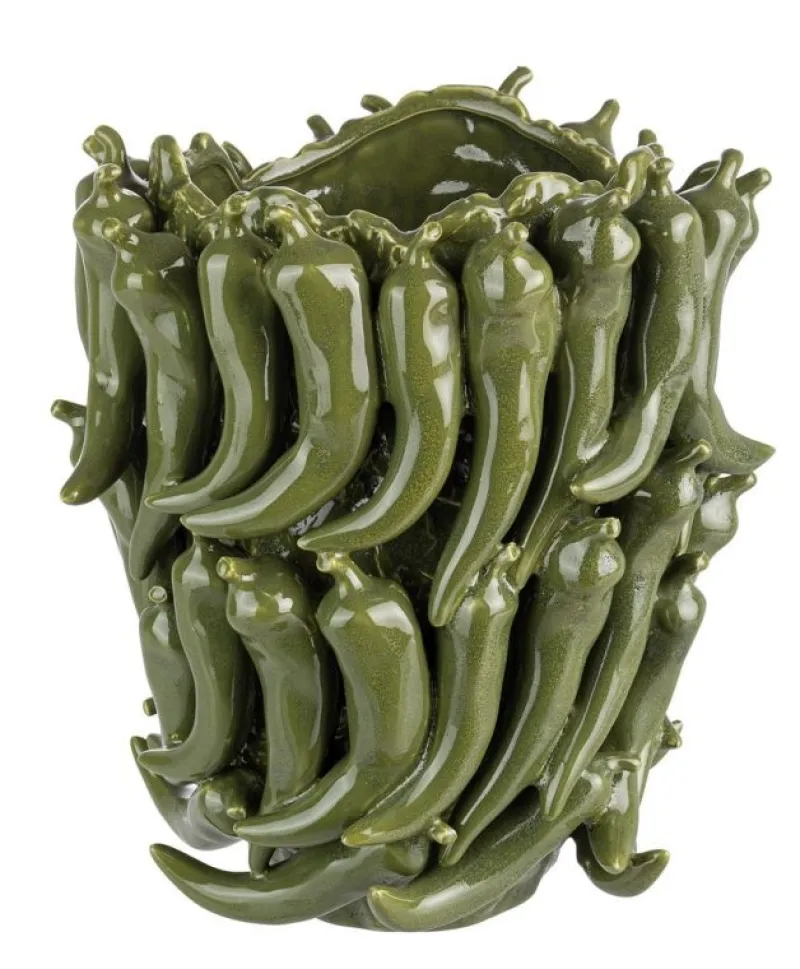Bizzotto VASO SPICY VERDE H32