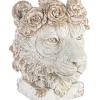Outlet Bizzotto VASO TESTA LEONE MAGNESIA H44
