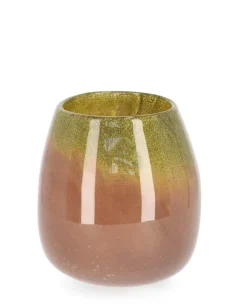 Sale Bizzotto VASO VENUS BOMB VT VERDE ARANCIO H18,6