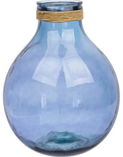 Sale Bizzotto VASO VT ROTANG BLU COBALTO H47,5