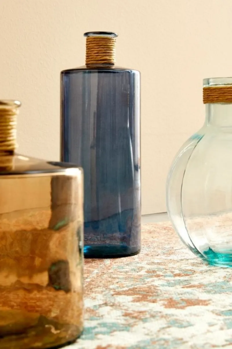 Hot Bizzotto VASO VT ROTANG BLU COBALTO H42