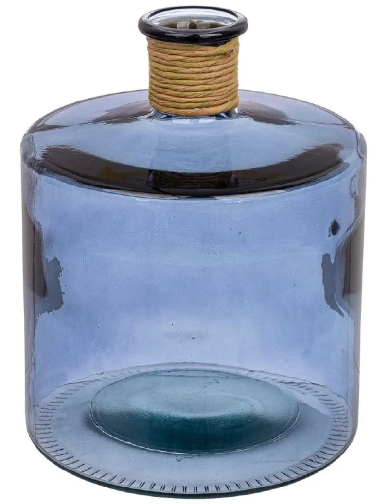 Online Bizzotto VASO VT ROTANG BLU COBALTO H27,5
