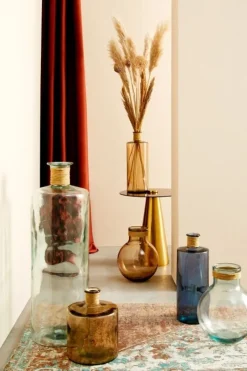 Bizzotto VASO VT ROTANG ROSA ANTICO H42