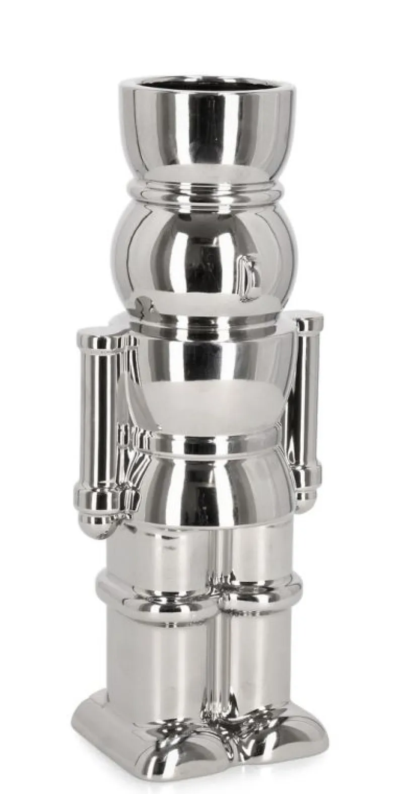 Hot Bizzotto VASO WALKER SOLDATINO ARGENTO H28