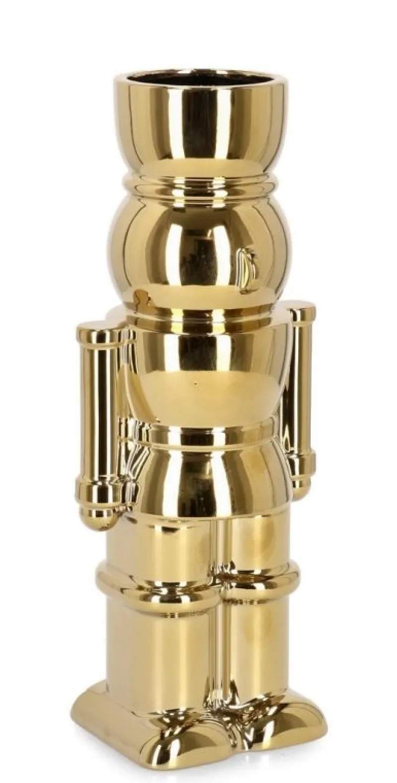 New Bizzotto VASO WALKER SOLDATINO ORO H28