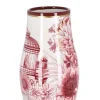 Sale Bizzotto VASO ZHEN BOMB ROSSO BIANCO ORO H26