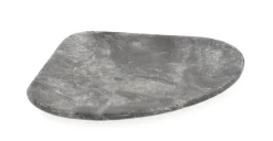 Hot Bizzotto VASSOIO DECORAT KANDY MARMO GRIGIO 30X26