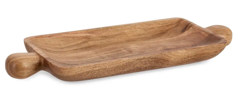 Best Bizzotto VASSOIO DECORATIVO AIMI LEGNO NATUR H3,5