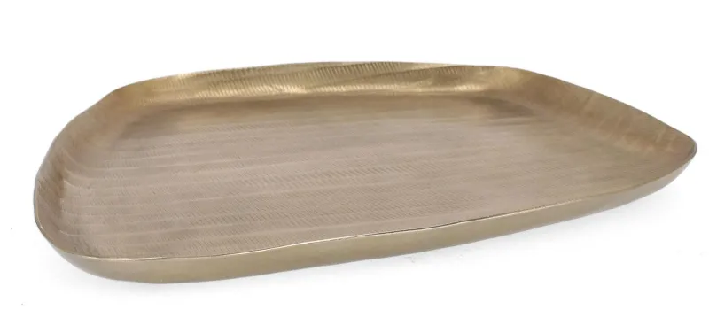 Best Bizzotto VASSOIO DECORATIVO CHISEL ORO 38X34