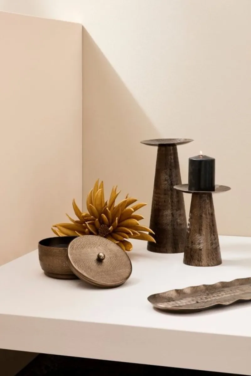 Sale Bizzotto VASSOIO DECORATIVO CLAMP NERO 40X13,5