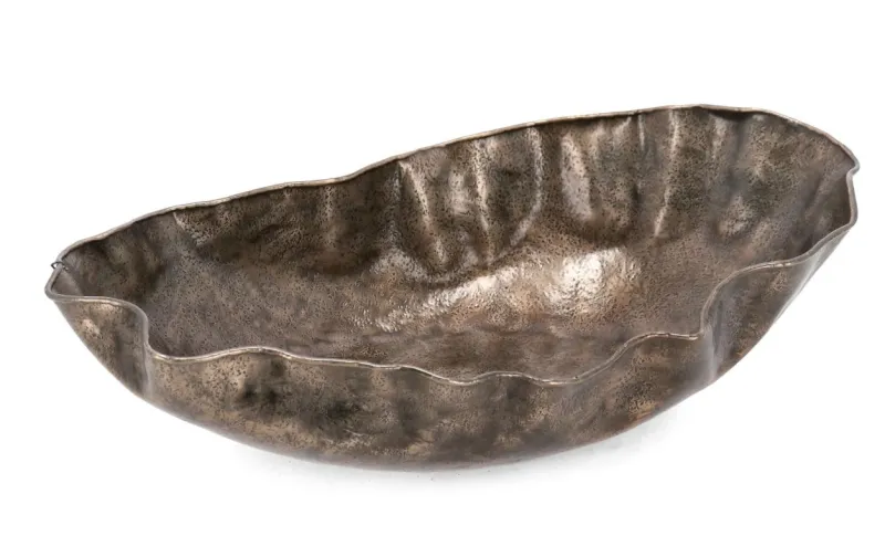 Outlet Bizzotto VASSOIO DECORATIVO PRADESH DORATO H10