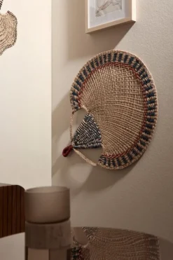 Hot Bizzotto VENTAGLIO DEC PARETE NANKA BLU ROS 60X68