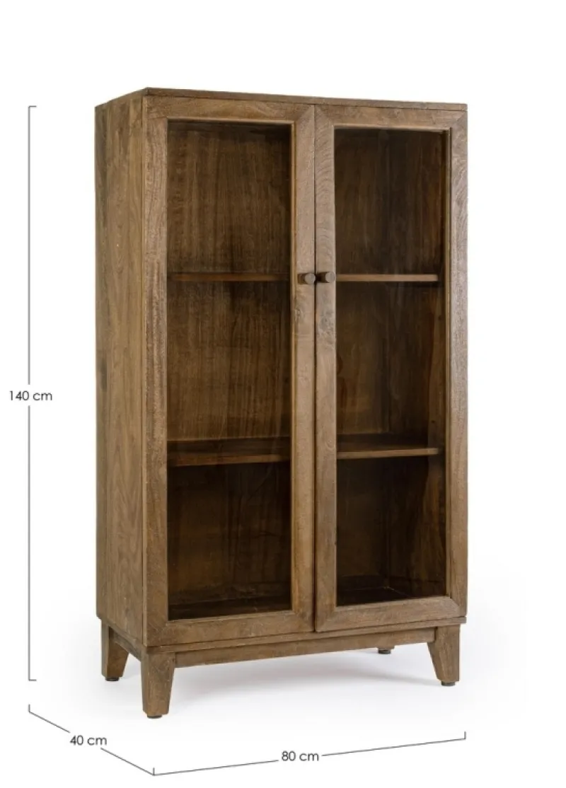 Discount Bizzotto VETRINA IN LEGNO H140 - REMINGTON