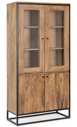 New Bizzotto VETRINA IN LEGNO SHEESHAM - NARTAN