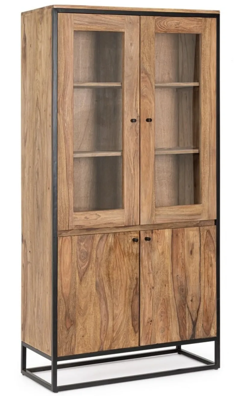 New Bizzotto VETRINA IN LEGNO SHEESHAM - NARTAN