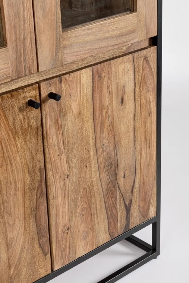 New Bizzotto VETRINA IN LEGNO SHEESHAM - NARTAN