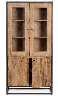 New Bizzotto VETRINA IN LEGNO SHEESHAM - NARTAN