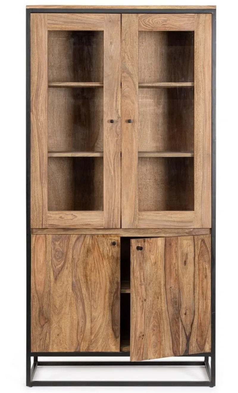 New Bizzotto VETRINA IN LEGNO SHEESHAM - NARTAN